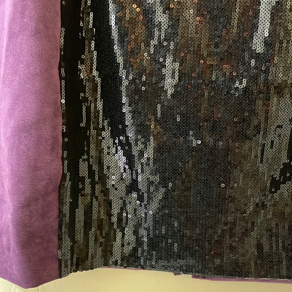 NWOT Mark Zunino sequin and faux suede skirt - Picture 6 of 9